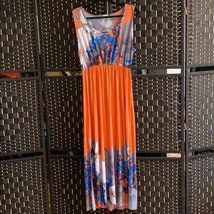 Sleeveless maxi dress 2X